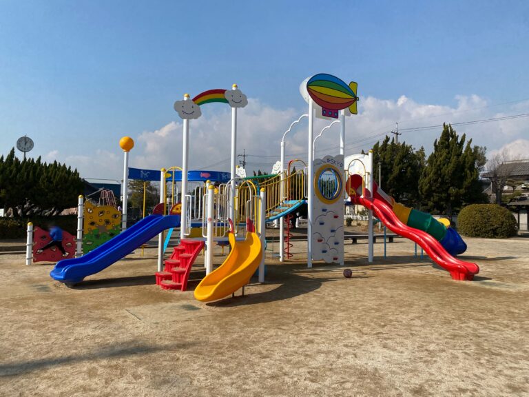 倉敷市水島地区】近くまで行ったら遊んでいきたい！カラフルな虹色の